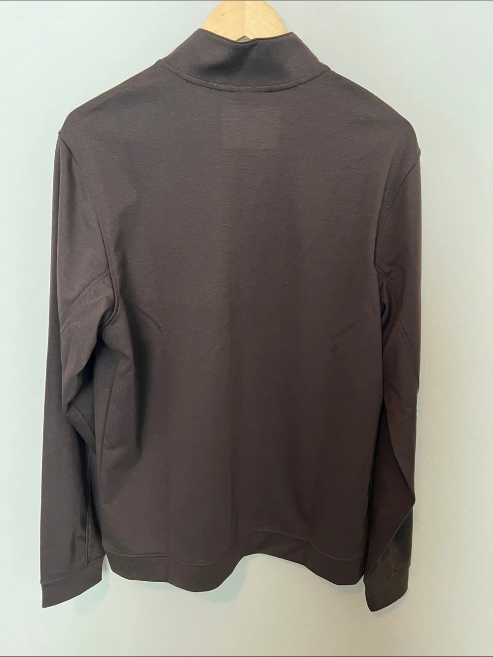 adidas Elevated 1/4 Zip Pullover with White Logo - Picture 6 of 7